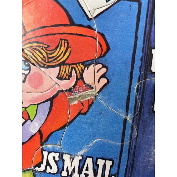Vintage 1974 Whitman Postman Board Tray Puzzle, Toy - Picture 2 of 9